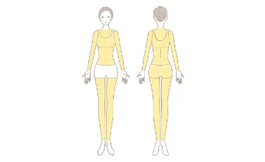 ウィルビークリニックの脱毛箇所イメージ画像